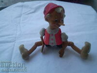 Old Bakelite children's toy Pinocchio Pinocchio