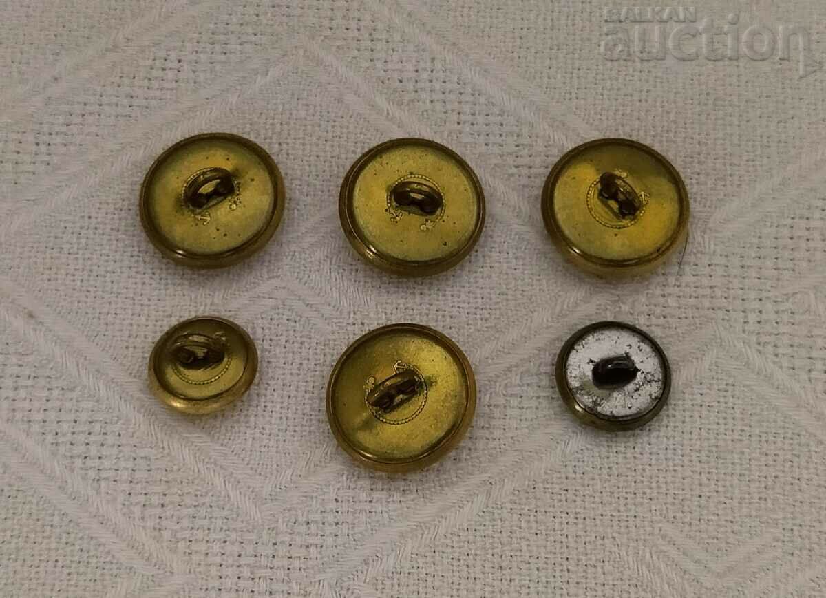 Auction BULGARIA NAVY BUTTON 6 PCS Auction BULGARIA NAVY BUTTON 6 PCS