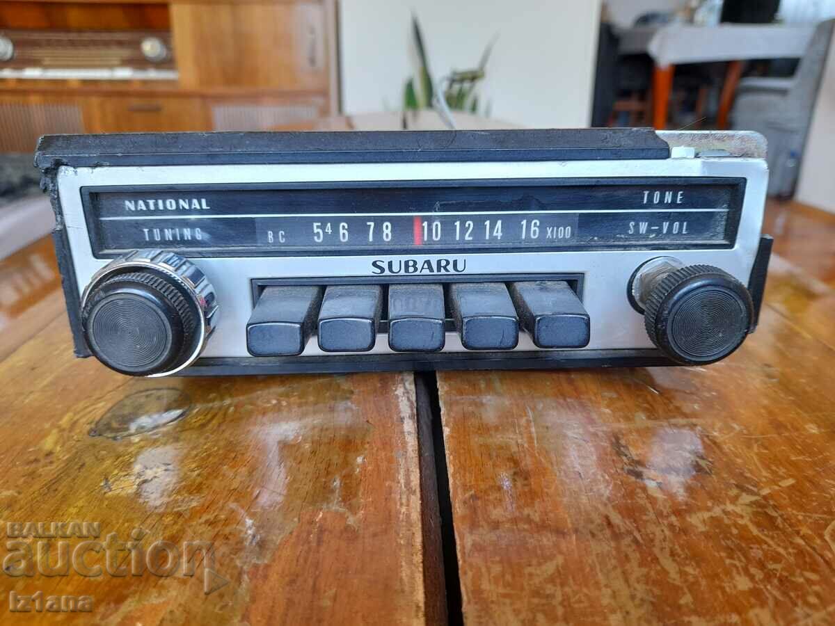 Old car radio, National, Subaru radio with price 40.00 BGN | € 20.45 Old car radio, National, Subaru radio with price 40.00 BGN | € 20.45