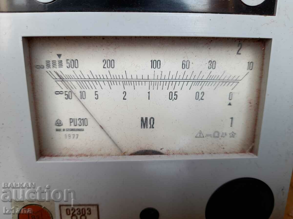 Auction Old ohm meter PU 310 Auction Old ohm meter PU 310