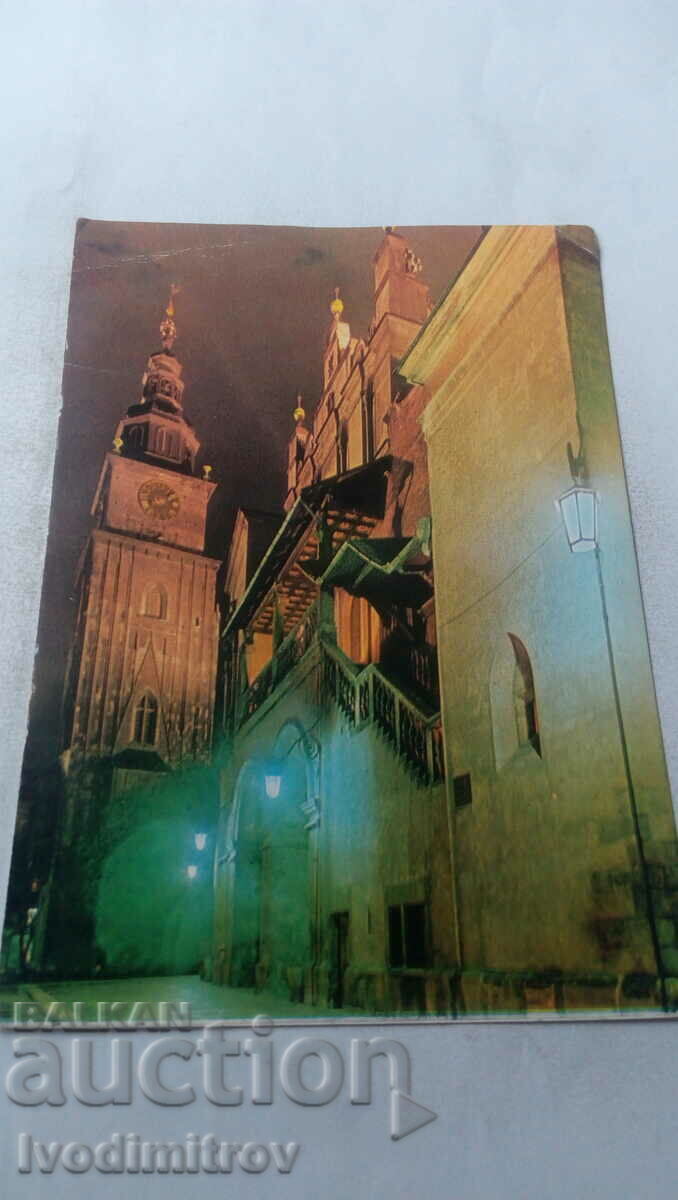 Пощенска картичка Krakow Fragment Sukiennic 1971