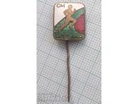 11478 Badge - Youth cross CM Rodina - bronze enamel