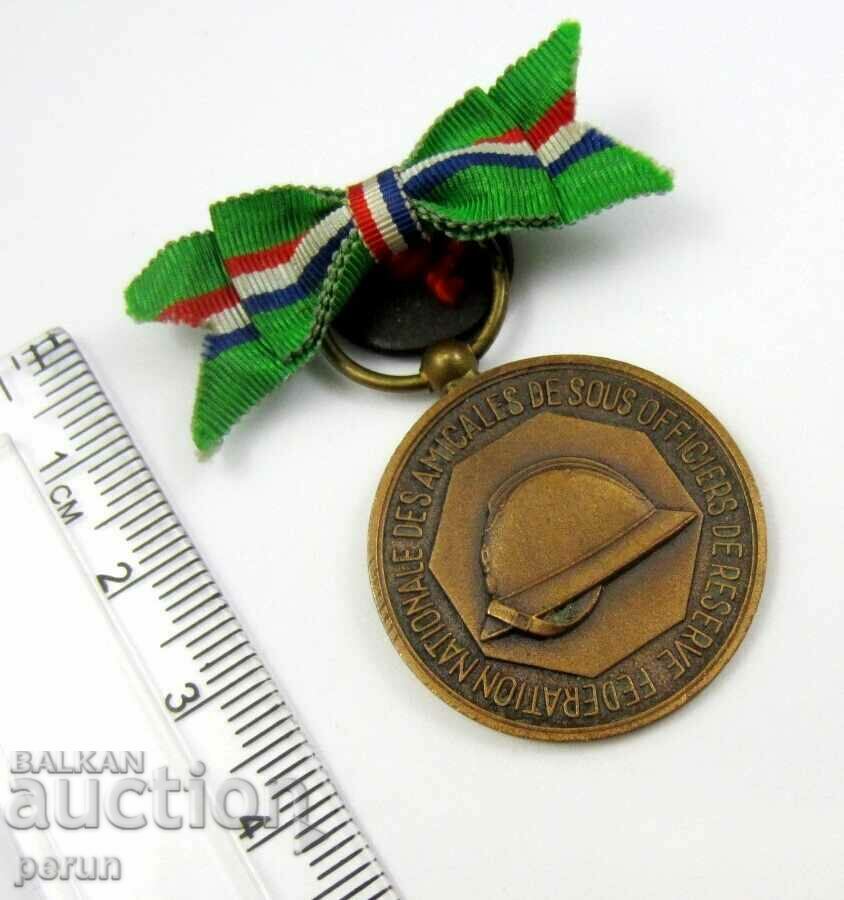 Old Medal-France-NCO Associations of the Reserve - 5 Old Medal-France-NCO Associations of the Reserve - 5
