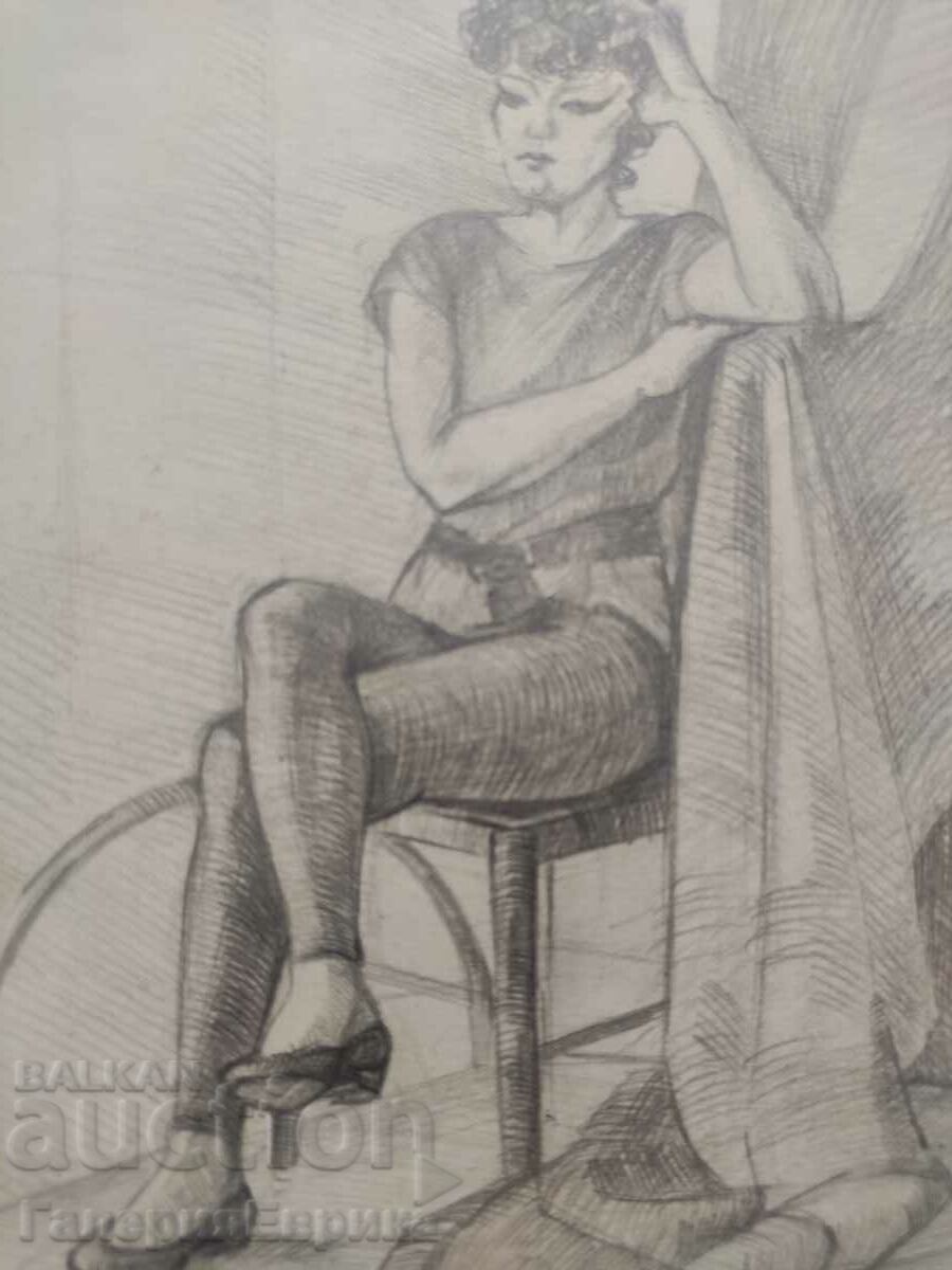 Auction Master drawing unsigned Auction Master drawing unsigned