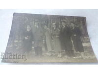 Photo Two men and four women on Palm Sunday 1935