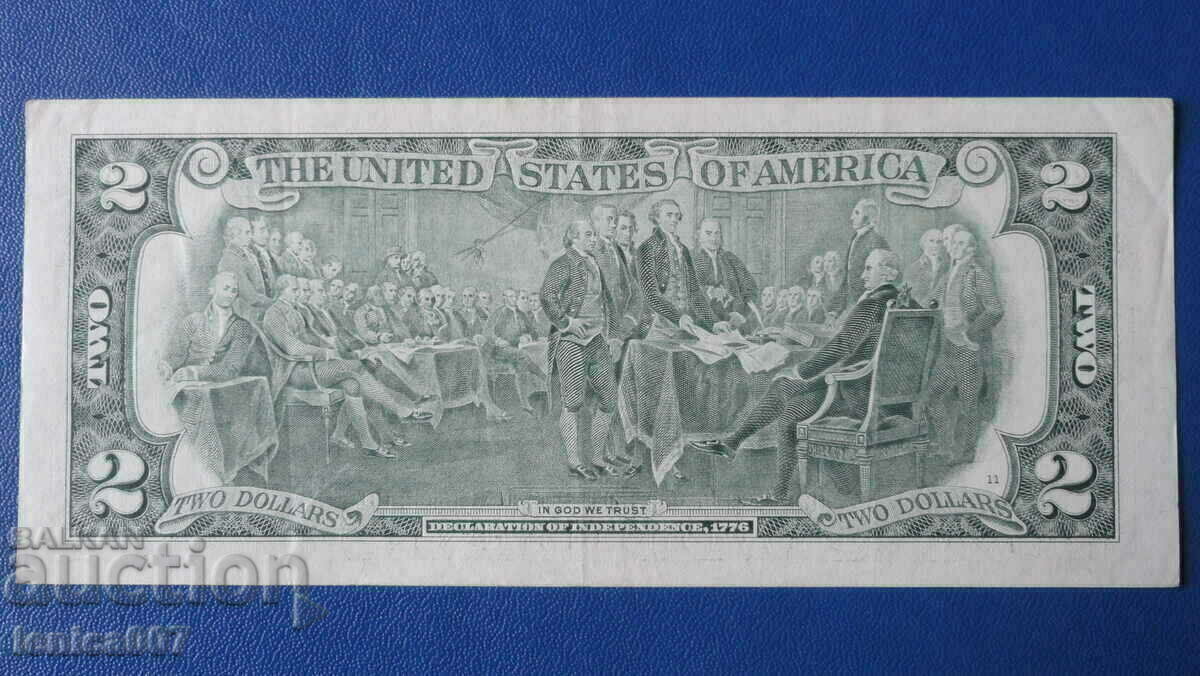 САЩ 2009г. - 2 долара с цена 9.00 лв. | € 4.60 САЩ 2009г. - 2 долара с цена 9.00 лв. | € 4.60