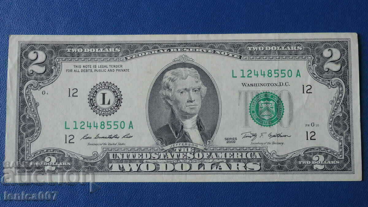 САЩ 2009г. - 2 долара - 5 САЩ 2009г. - 2 долара - 5