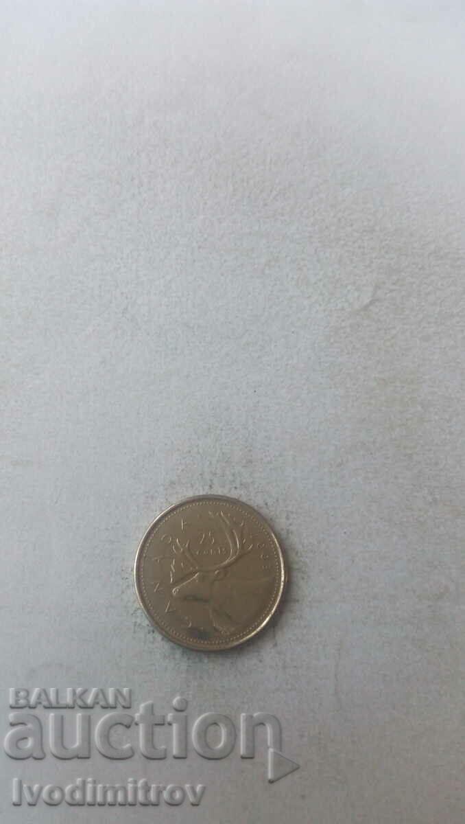 Канада 25 цента 2003