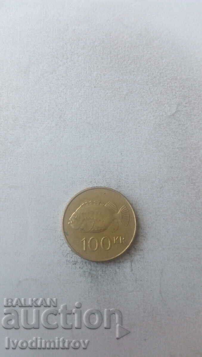 Islanda 100 de coroane 2011
