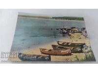 Пощенска картичка Приморско Изглед 1960