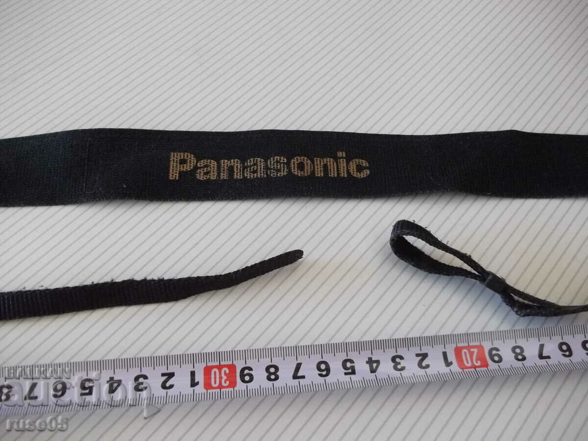 Ζώνη "Panasonic" για κάμερα, κάμερα και άλλα με τιμή 10.00 BGN | € 5.11 Ζώνη "Panasonic" για κάμερα, κάμερα και άλλα με τιμή 10.00 BGN | € 5.11
