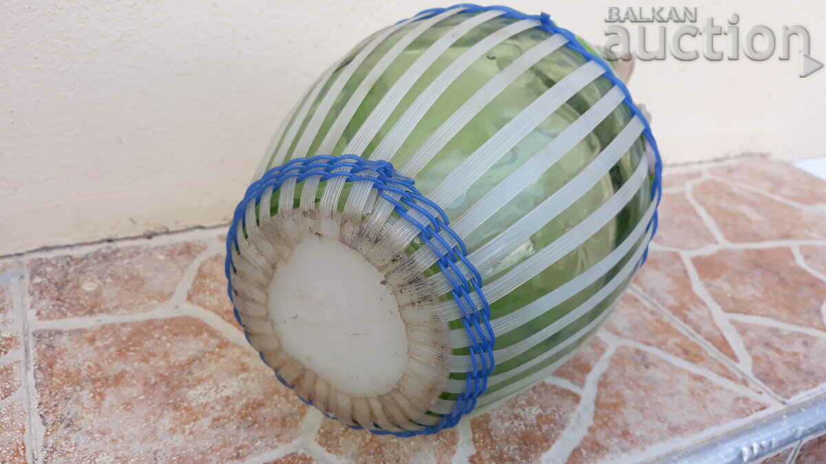 old vintage retro damaged bottle with braid - 6 old vintage retro damaged bottle with braid - 6