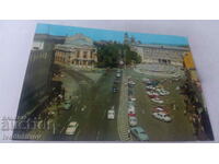 Пощенска картичка Варна Площад Девети септември 1974