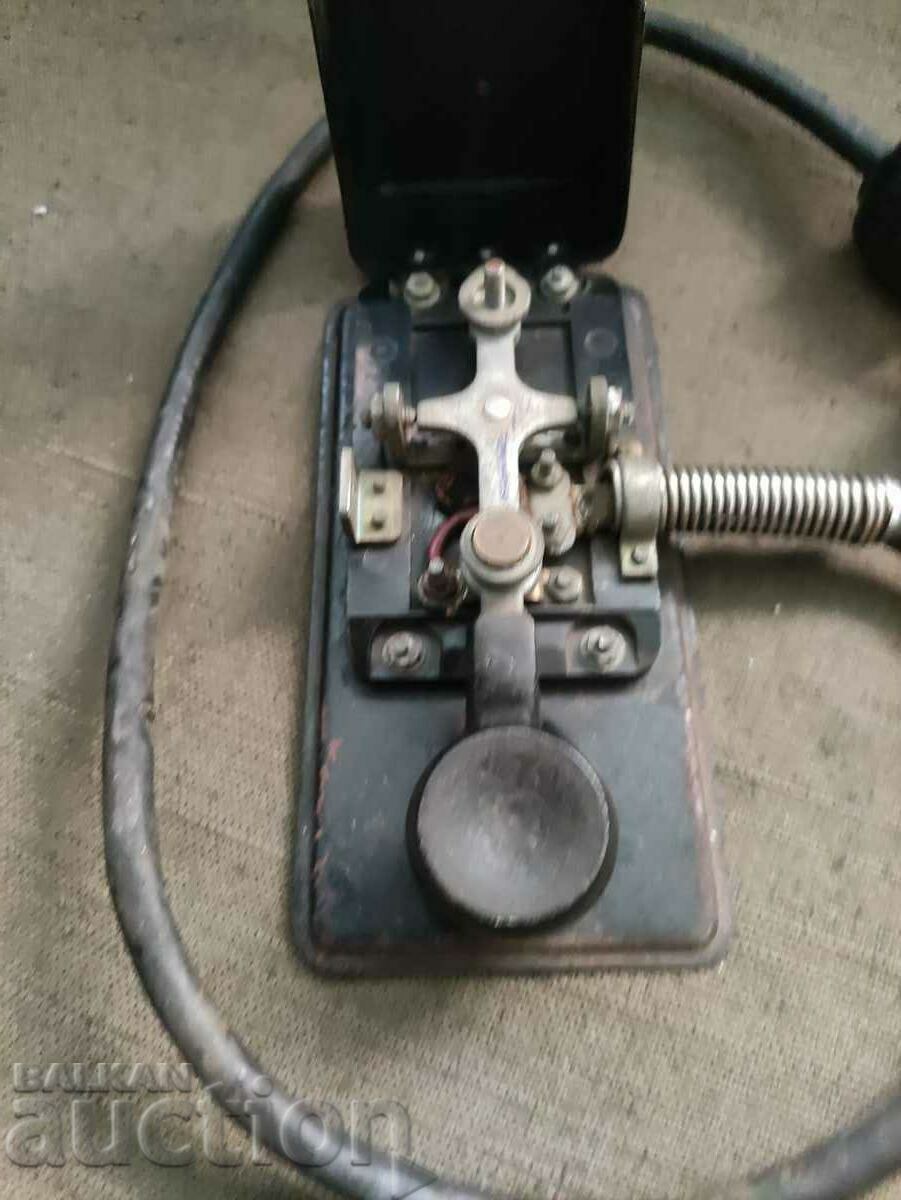 Morse key apparatus with price 60.00 BGN | € 30.68 Morse key apparatus with price 60.00 BGN | € 30.68