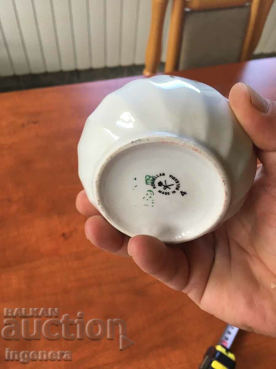 Auction PORCELAIN SUGAR BOWL BULGARIA Auction PORCELAIN SUGAR BOWL BULGARIA