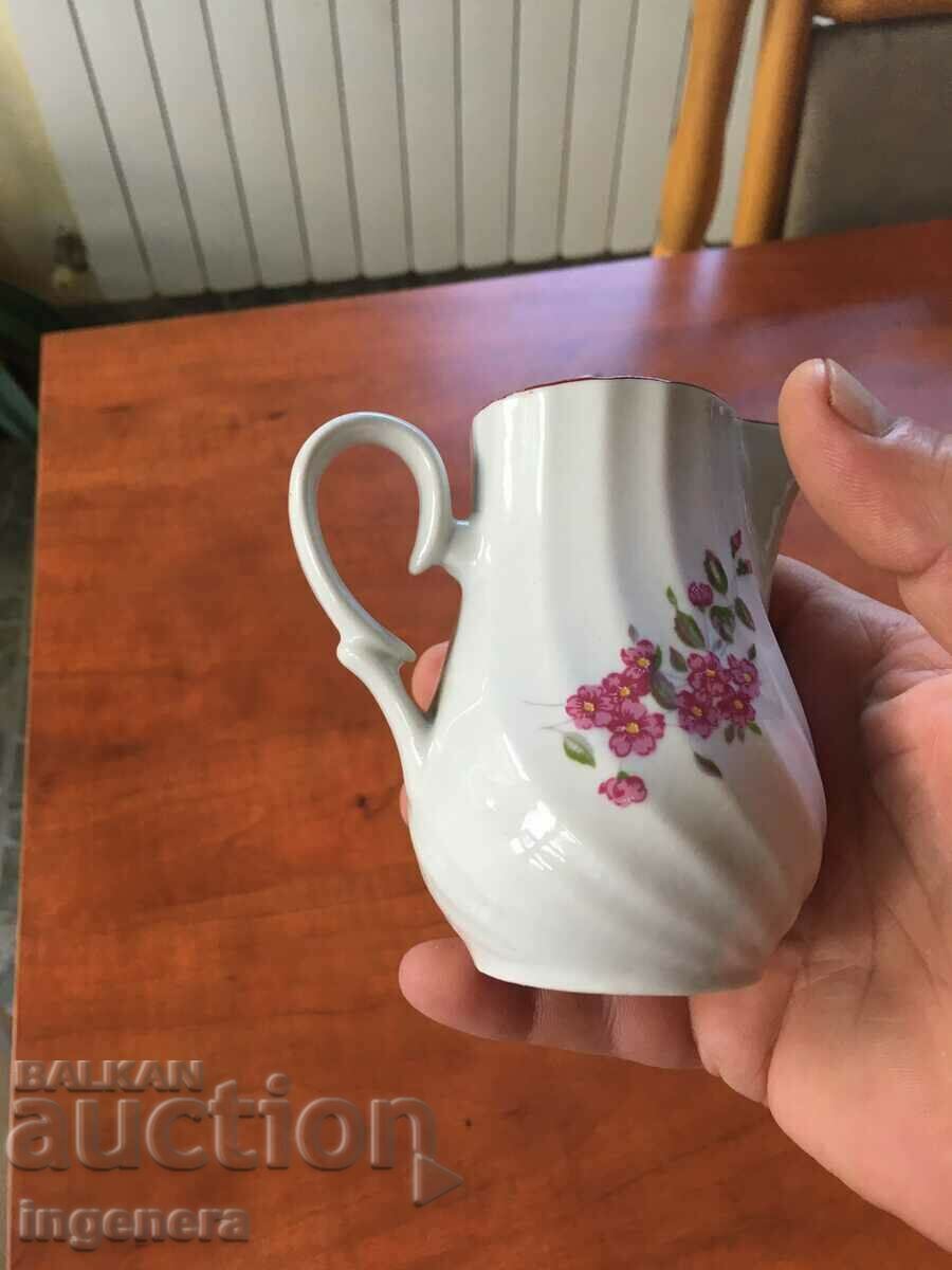 PORCELAIN KETTLE JUG BULGARIA with price 9.00 BGN | € 4.60 PORCELAIN KETTLE JUG BULGARIA with price 9.00 BGN | € 4.60