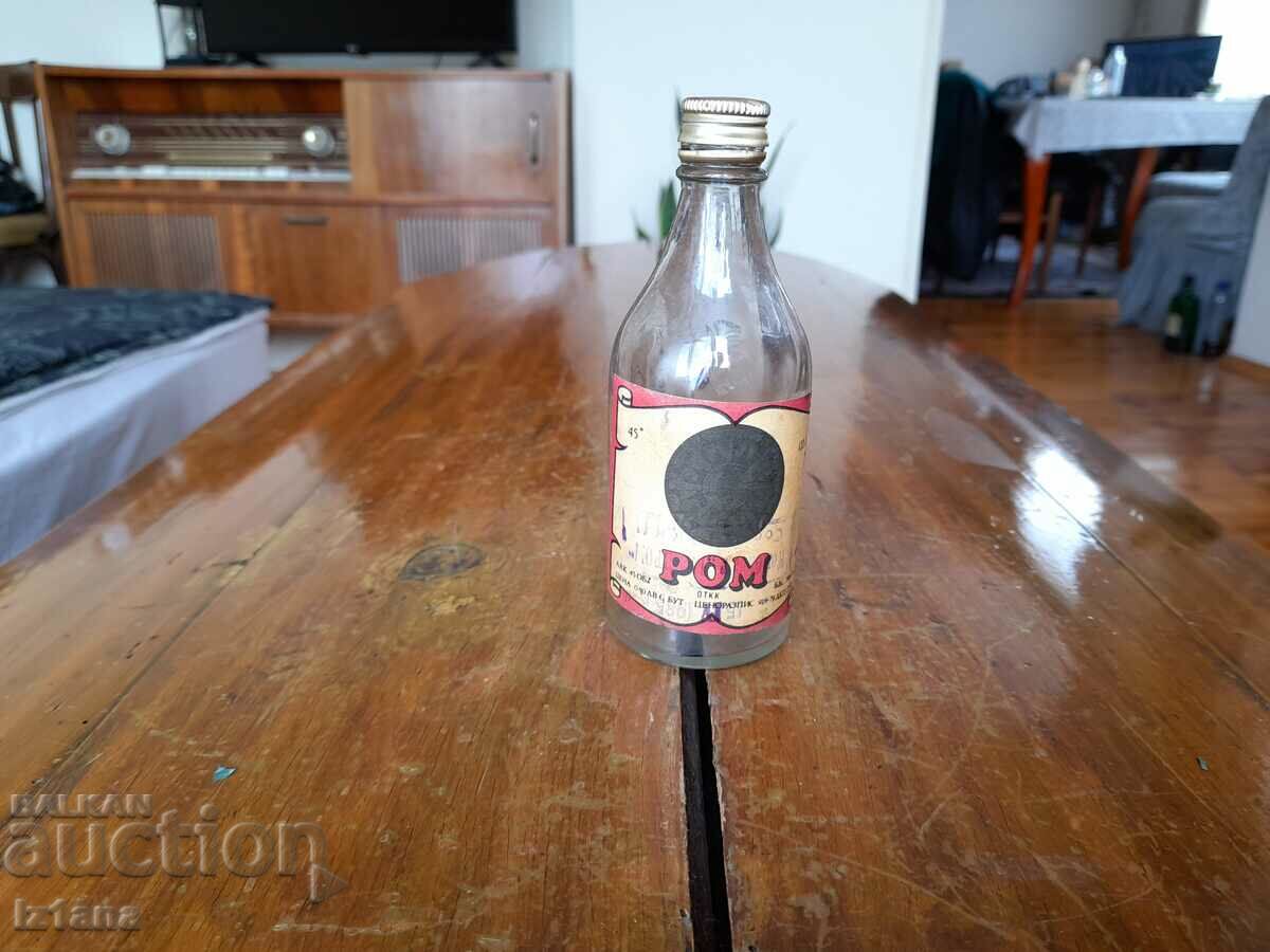 An old bottle of rum
