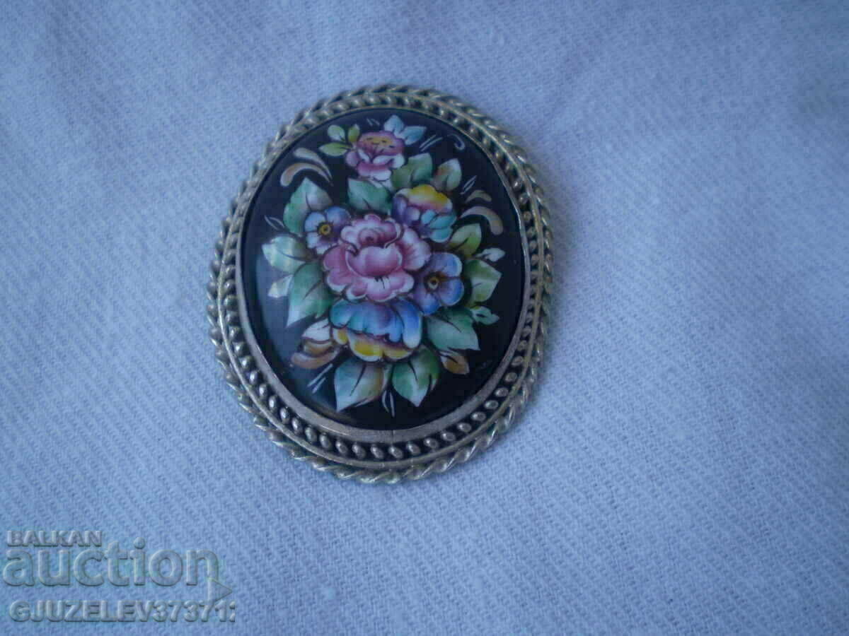Vintage brooch from the time of the USSR. Rostov enamel - 5 Vintage brooch from the time of the USSR. Rostov enamel - 5