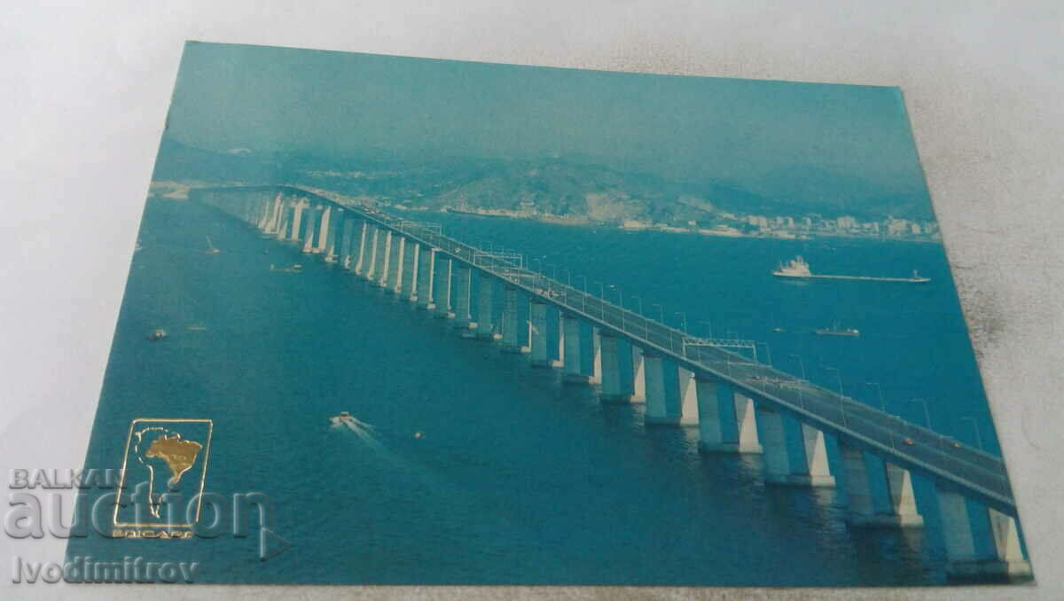 Carte poștală Rio de Janeiro, Brazilia 1975