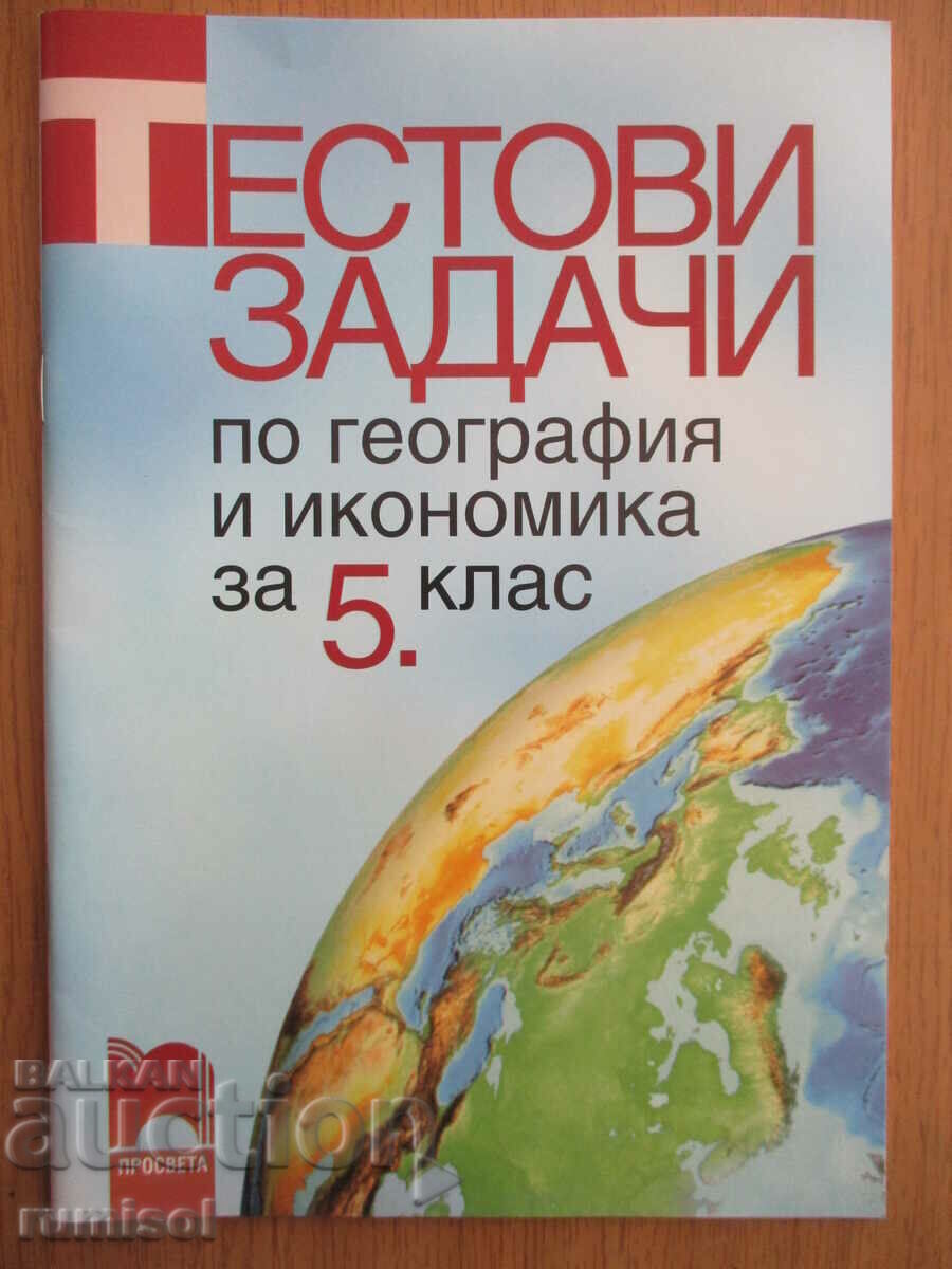 Test tasks in geography and economics - 5th grade