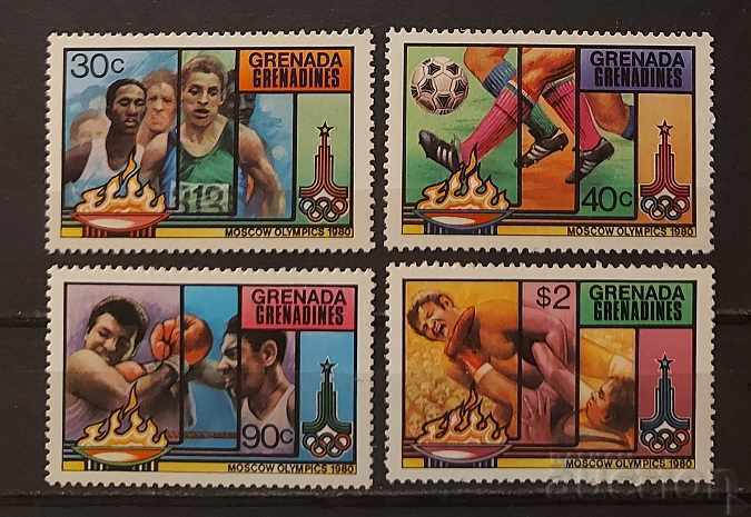 Grenada Grenadines 1980 Sport/Jocuri Olimpice/Fotbal MNH
