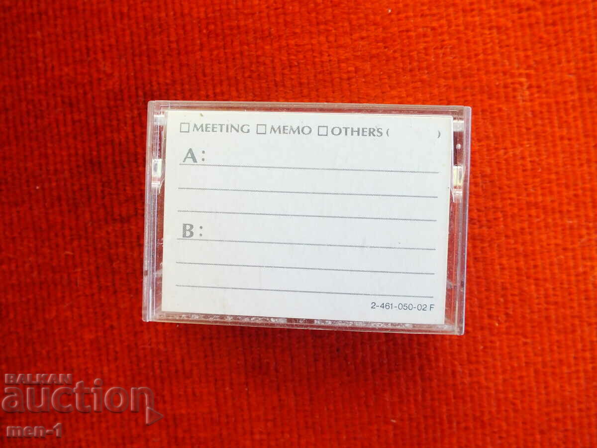 AUDIO CASSETTE for voice recorder with price 10.00 BGN | € 5.11