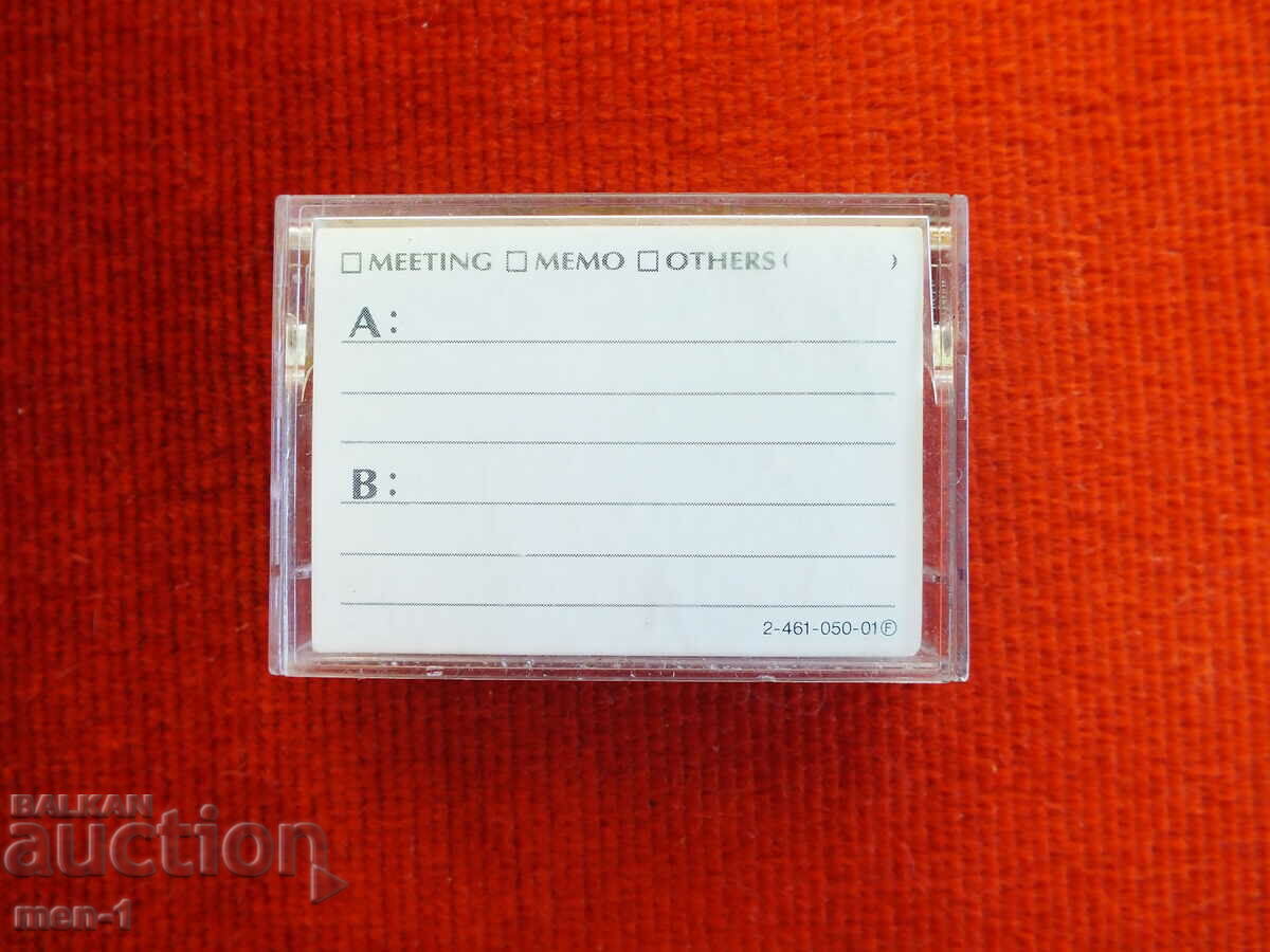 AUDIO CASSETTE for voice recorder with price 10.00 BGN | € 5.11 AUDIO CASSETTE for voice recorder with price 10.00 BGN | € 5.11
