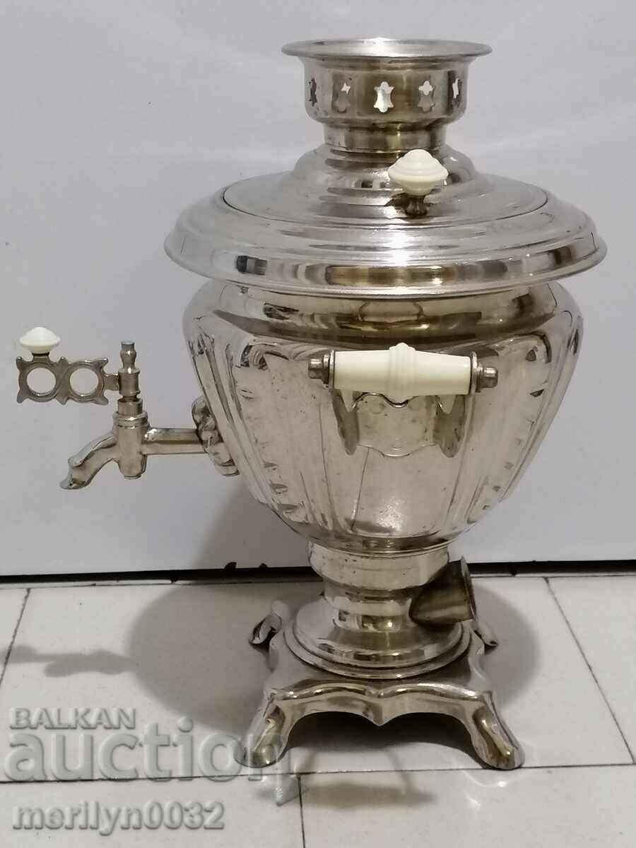 Samovar from the 80s of the 20th century USSR, teapot, service with price 85.00 BGN | € 43.46 Samovar from the 80s of the 20th century USSR, teapot, service with price 85.00 BGN | € 43.46