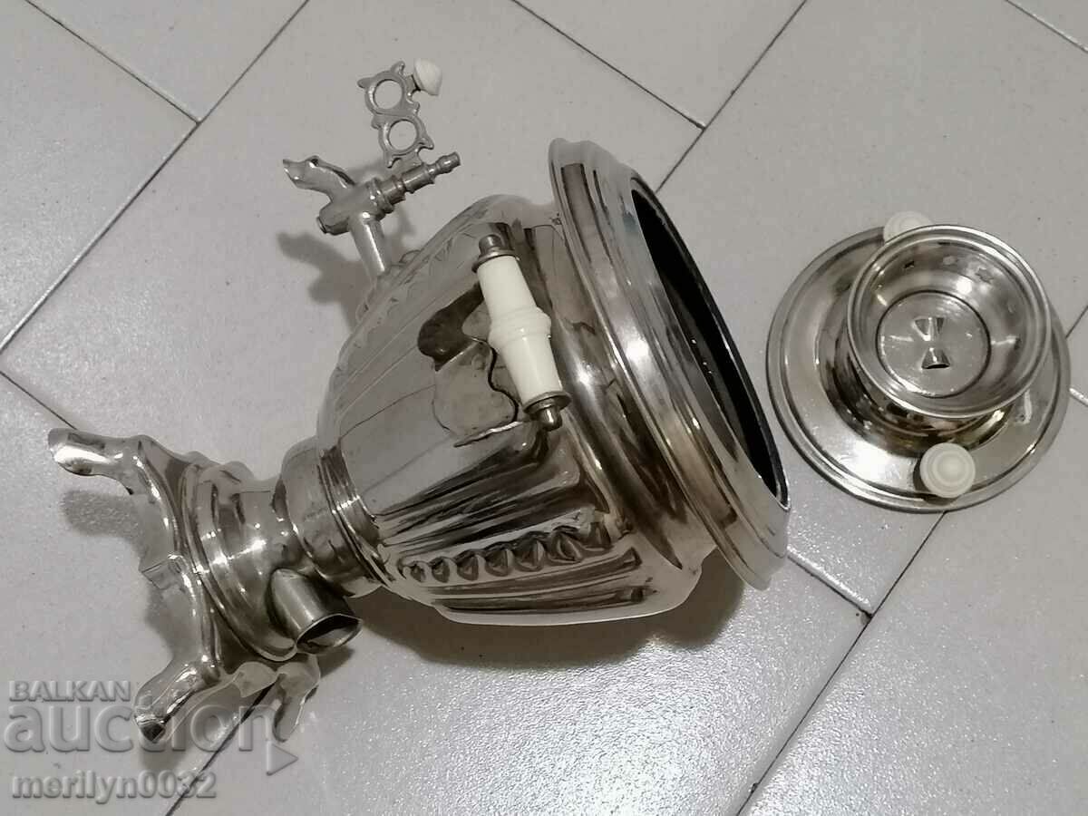 Samovar from the 80s of the 20th century USSR, teapot, service - 6 Samovar from the 80s of the 20th century USSR, teapot, service - 6