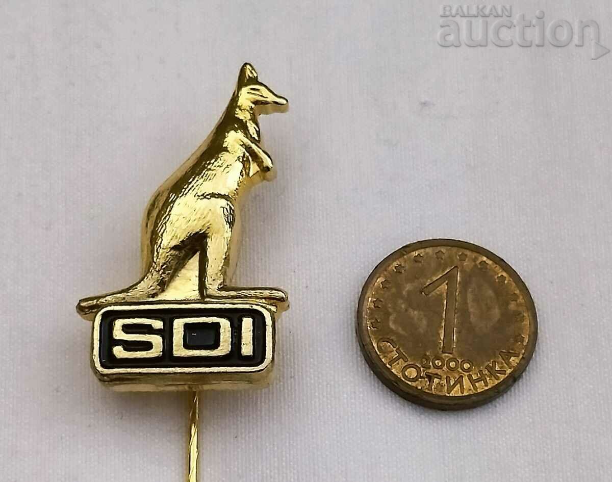 SDI INSURANCE KANGAROO BADGE with price 4.00 BGN | € 2.05 SDI INSURANCE KANGAROO BADGE with price 4.00 BGN | € 2.05