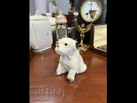 Collectible porcelain figure of a puppy. #2600