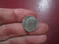 1995 год 10 цента САЩ буква D
