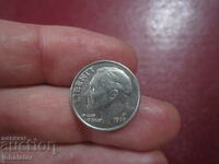 1998 год 10 цента САЩ буква Р