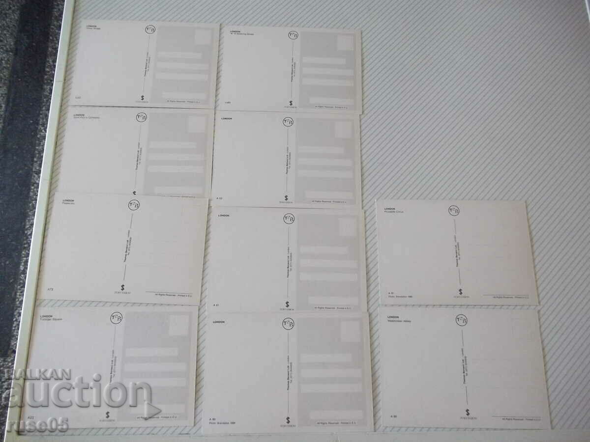 Παράδοση Παρτίδα 10 τμχ. κάρτες από το Λονδίνο Παράδοση Παρτίδα 10 τμχ. κάρτες από το Λονδίνο