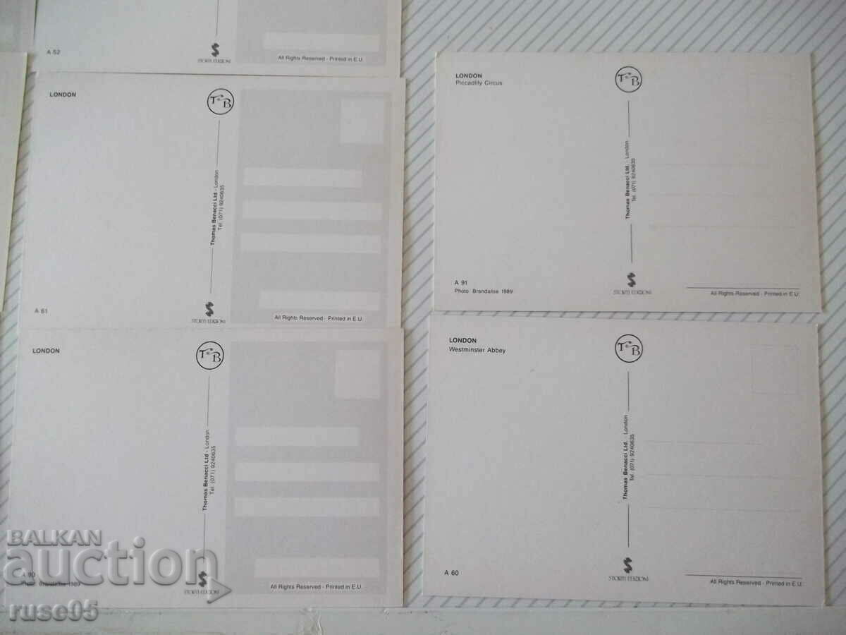Παρτίδα 10 τμχ. κάρτες από το Λονδίνο - 6 Παρτίδα 10 τμχ. κάρτες από το Λονδίνο - 6