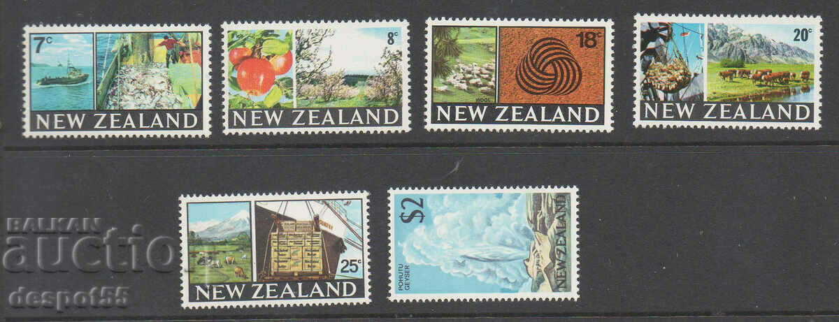 1968-69. Νέα Ζηλανδία. Τοπικά μοτίβα - Εξαγωγή.