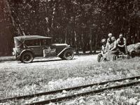 Фиат 509 1932 г. В средата на Гениш-Ада Дековилна линия