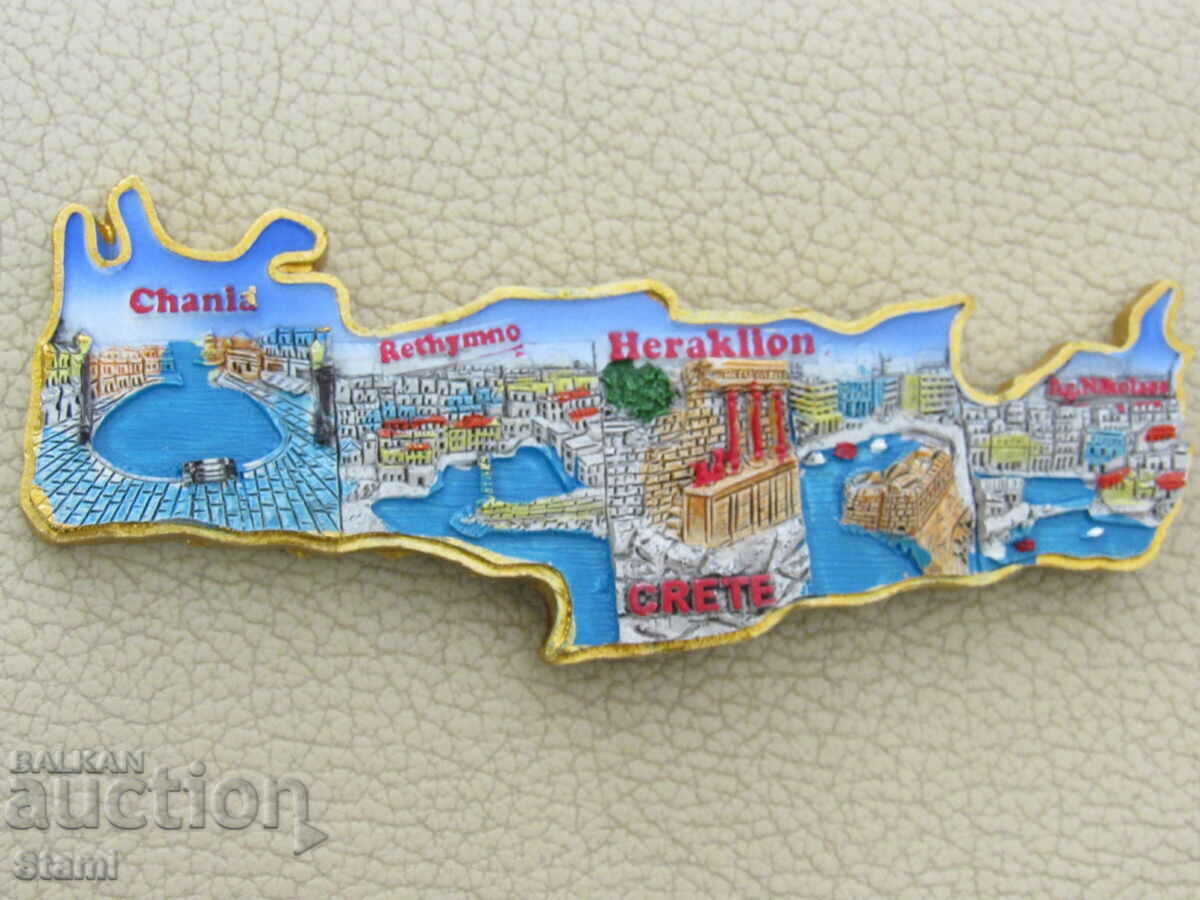 3D magnet of Crete island, Greece-series-1 with price 9.90 BGN | € 5.06 3D magnet of Crete island, Greece-series-1 with price 9.90 BGN | € 5.06