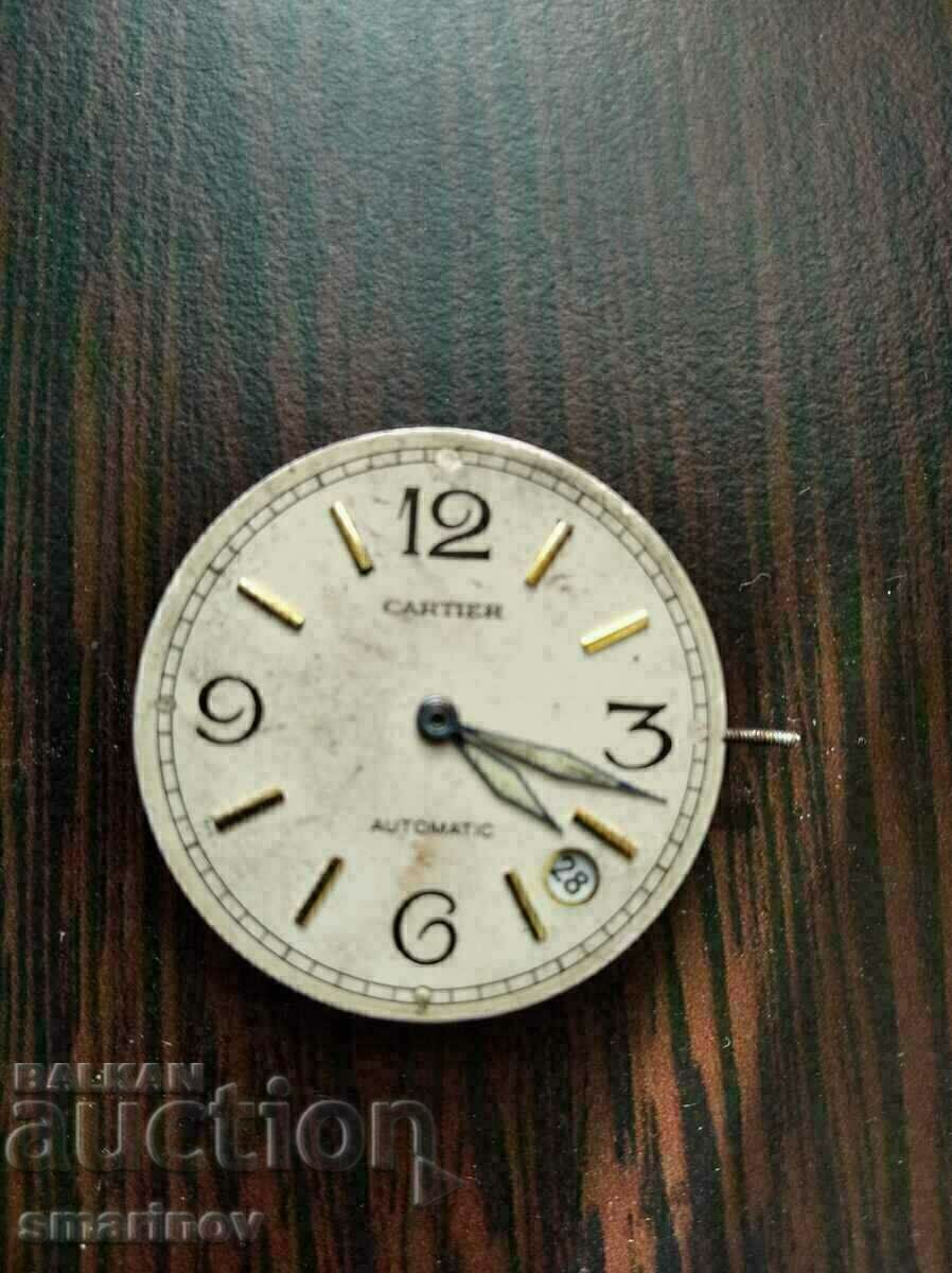 механизъм за часовник Cartier автомат