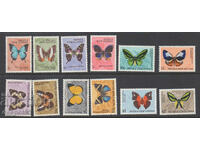 1966-67. Papua New Guinea. Butterflies.