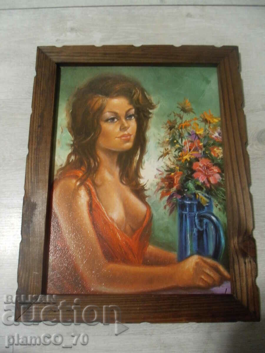 Auction #*6431 old framed picture Auction #*6431 old framed picture