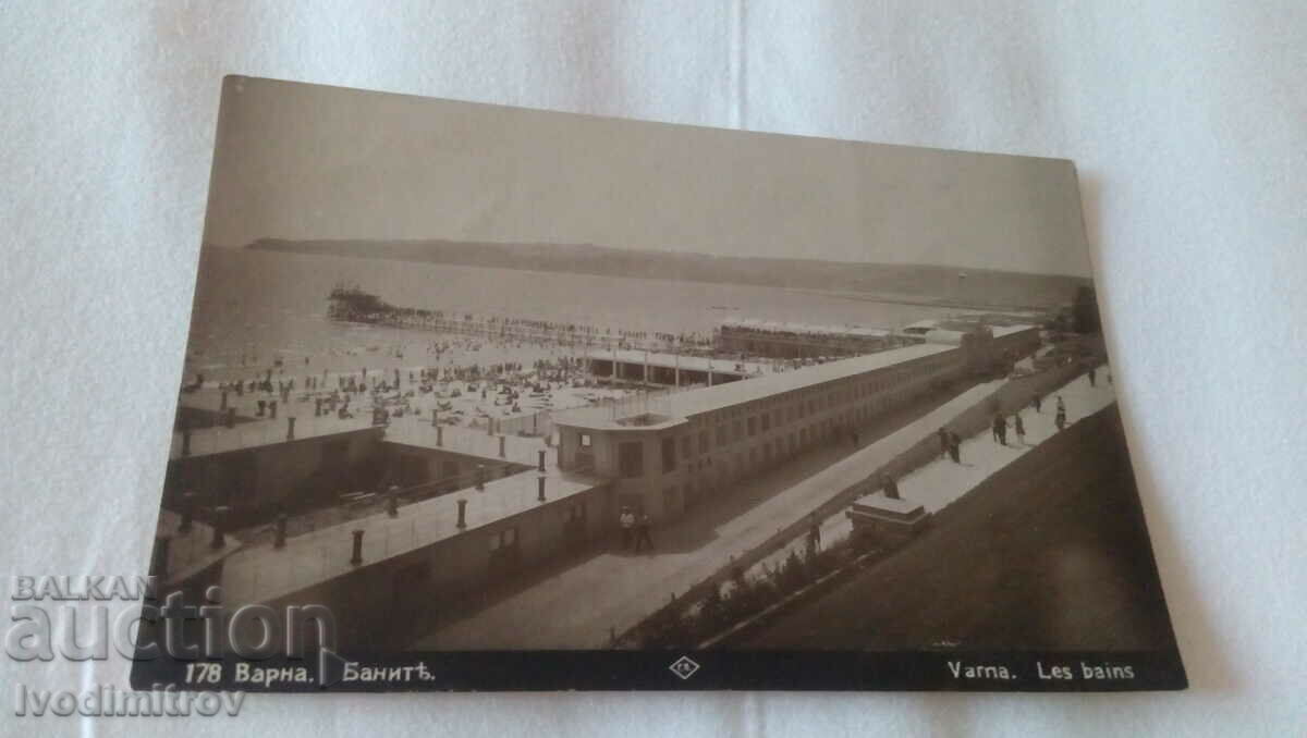Postcard Varna Banite Gr. Paskov 1933