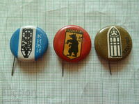 Badges 3 coats of arms of the USSR