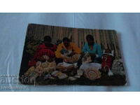 Indian Basket Weavers Postcard