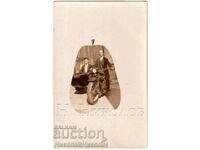 FOTO VECHI TORONTO EMIGRANTS MOTOCICLETA CU COS B908