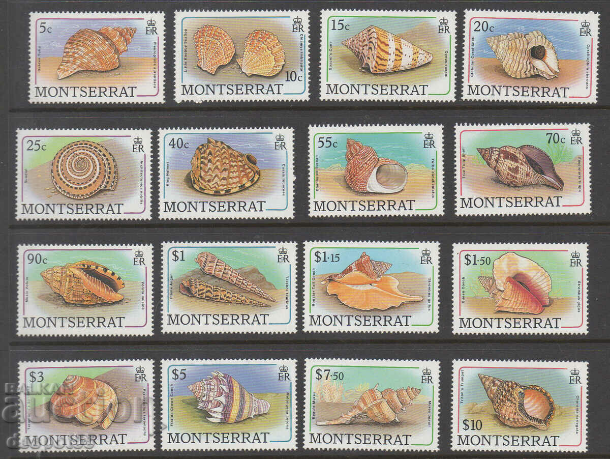 1988. Montserrat. Sea shells.