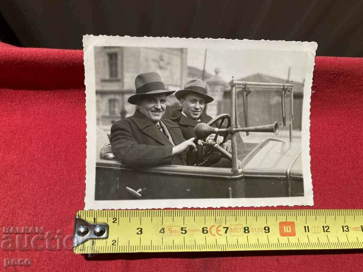 Delivery of Sofia 1934. Driver's test the Chairman and the engineer Delivery of Sofia 1934. Driver's test the Chairman and the engineer