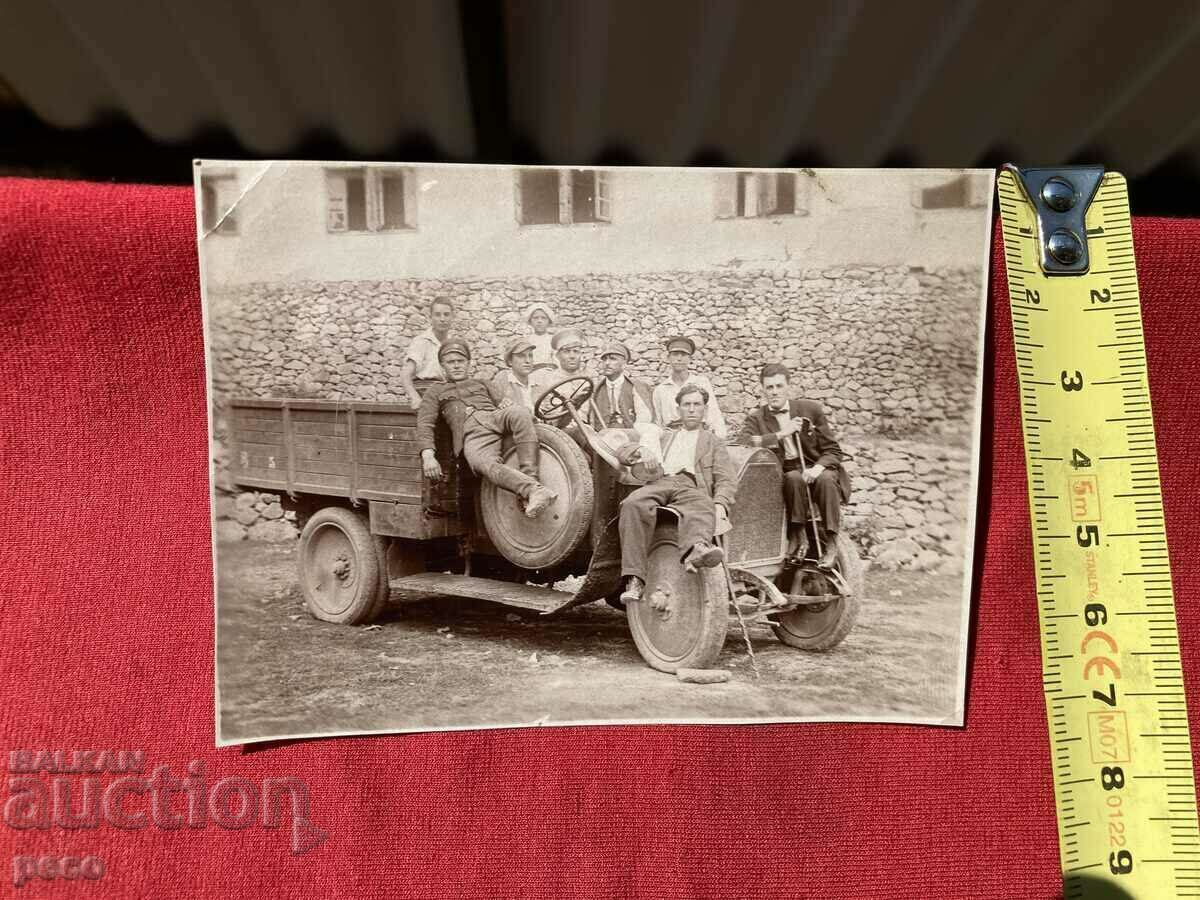 Dragalevsky Monastery 1922. Retro truck in the yard - 5