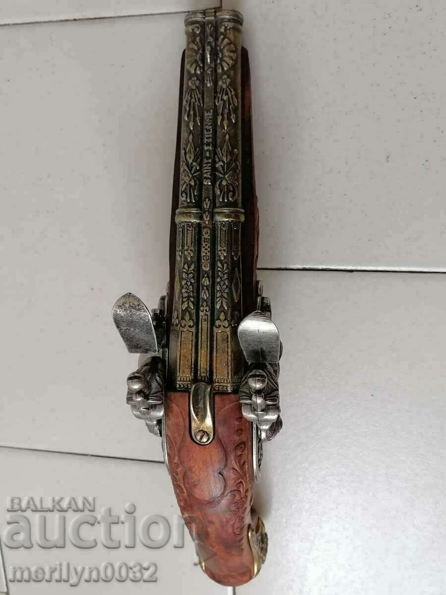 Double barrel flintlock SAINT ETIENNE replica - 7 Double barrel flintlock SAINT ETIENNE replica - 7