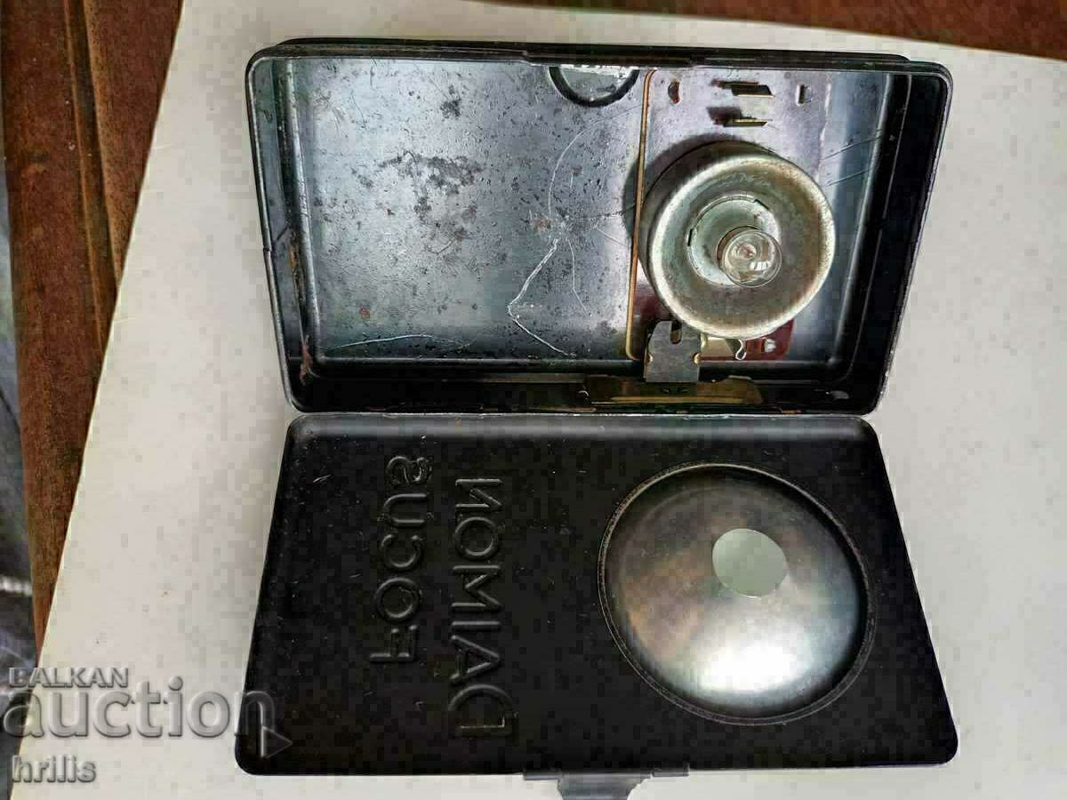 OLD MILITARY FLASHLIGHT DAIMON FOCUS WEHRMAHT VSV - 6 OLD MILITARY FLASHLIGHT DAIMON FOCUS WEHRMAHT VSV - 6